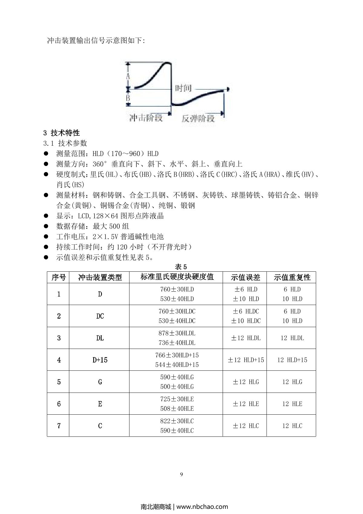 BoTech BH200C Leeb Hardness TesterManual page 10