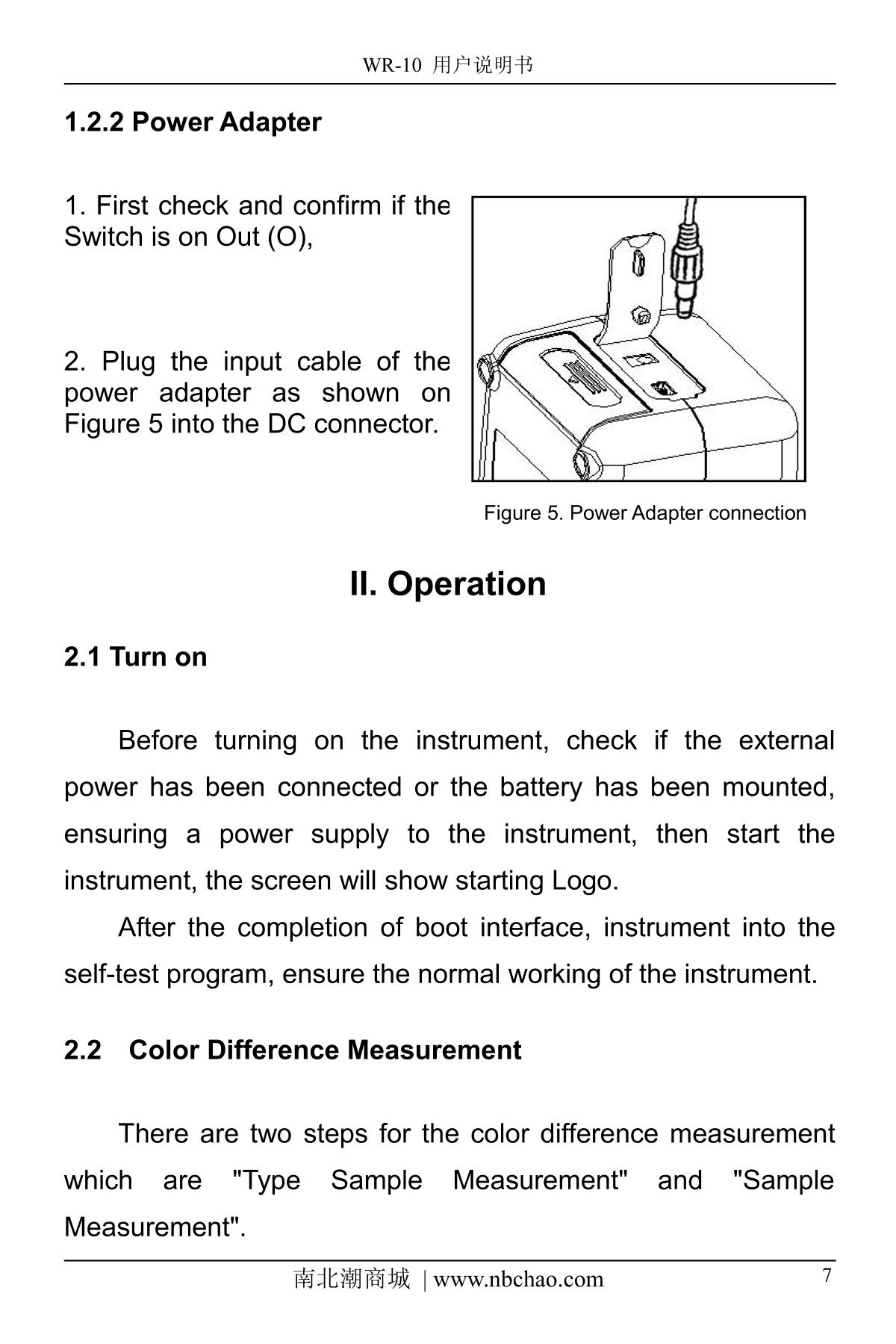 IWAVE WR10QC ColorimeterManual page 23