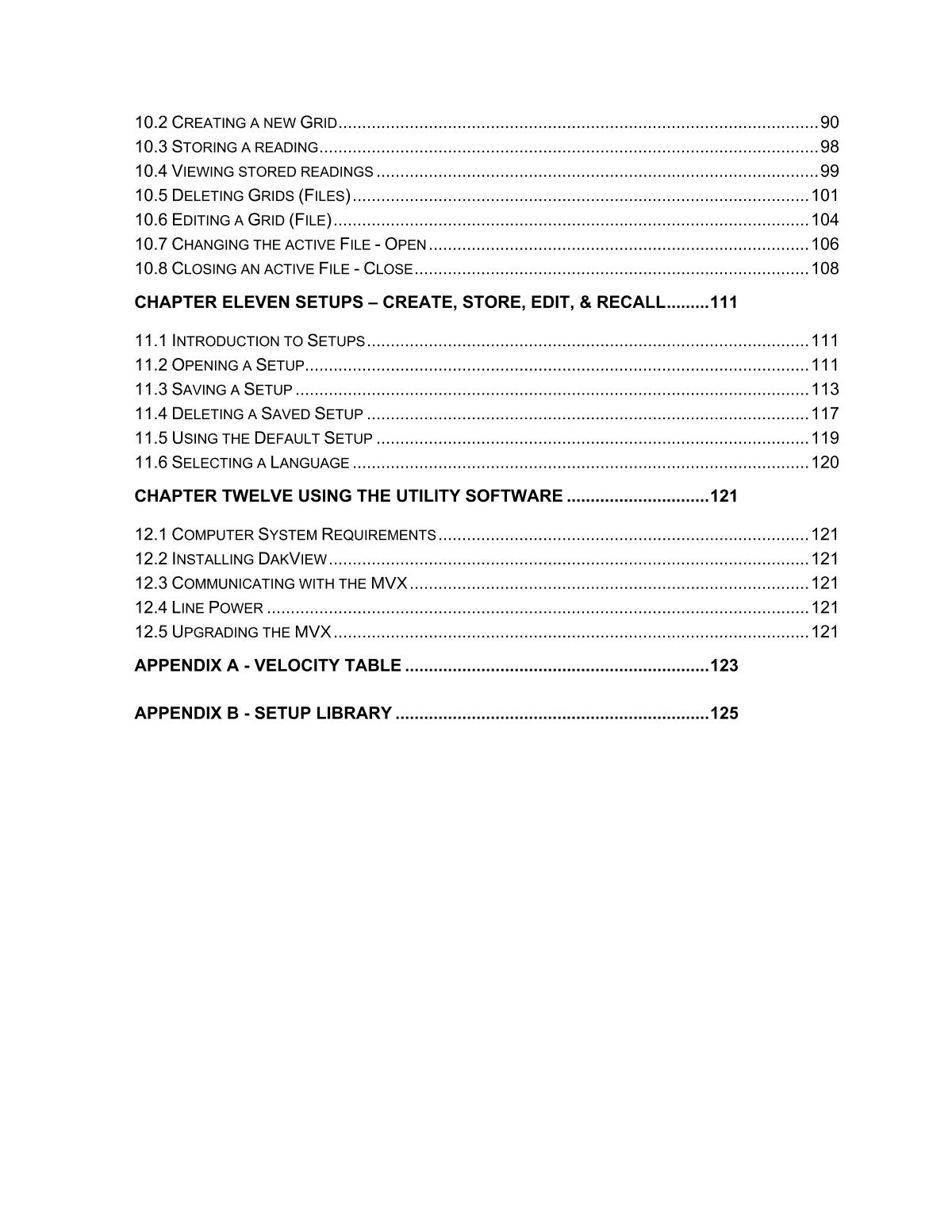 DAKOTA MVX Ultrasonic Thickness GaugeManual page 5