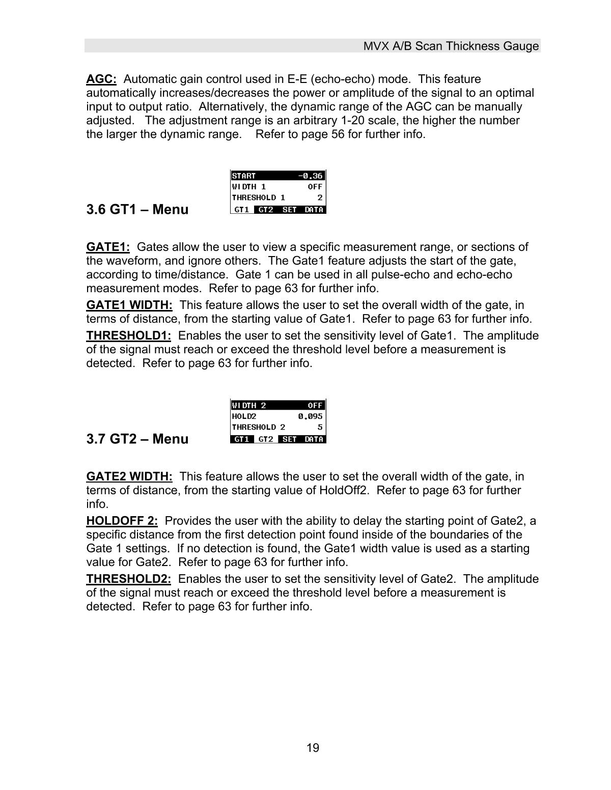 DAKOTA MVX Ultrasonic Thickness GaugeManual page 25