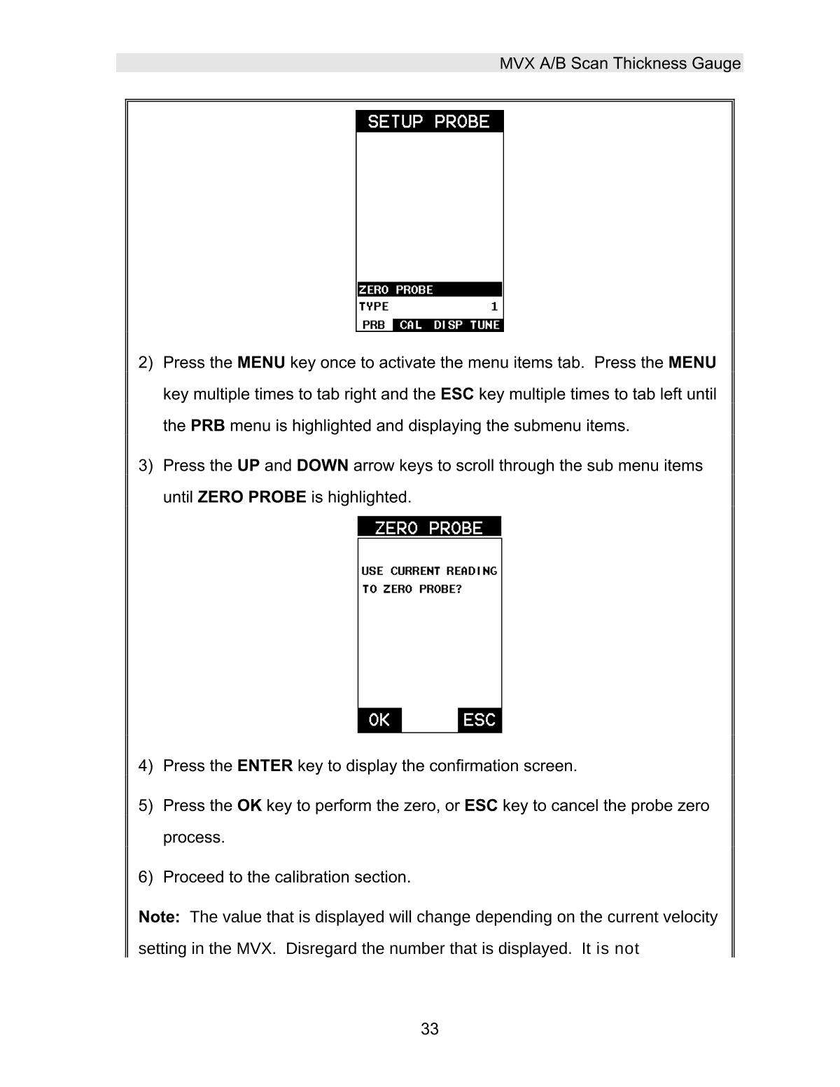DAKOTA MVX Ultrasonic Thickness GaugeManual page 39