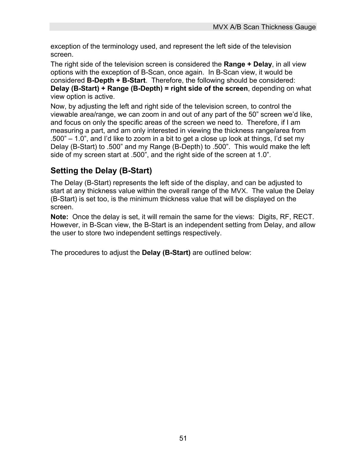 DAKOTA MVX Ultrasonic Thickness GaugeManual page 57