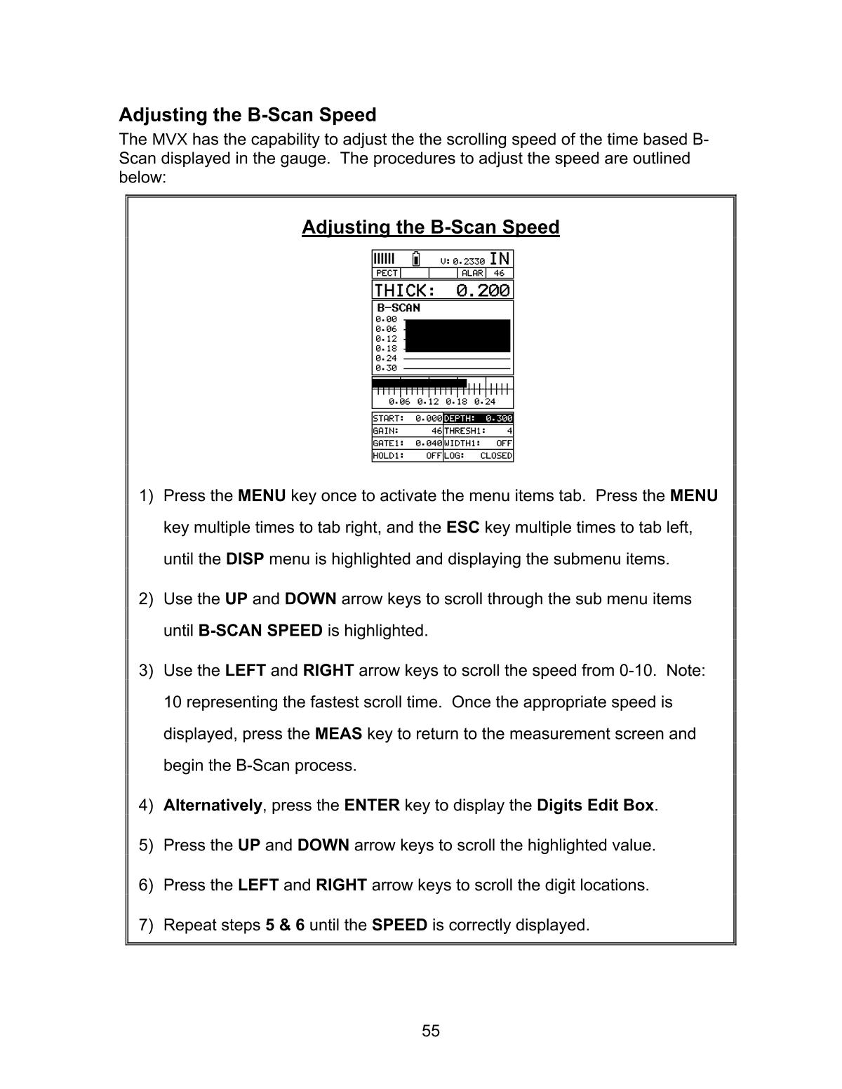 DAKOTA MVX Ultrasonic Thickness GaugeManual page 61