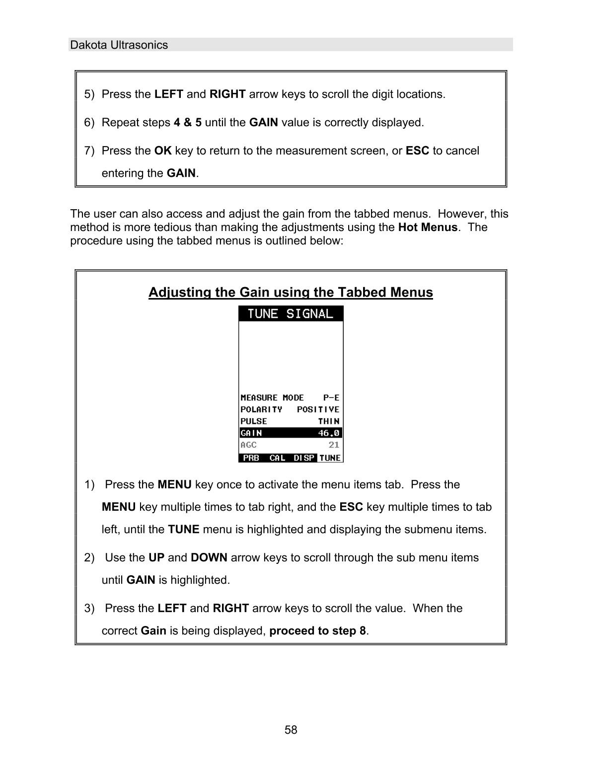 DAKOTA MVX Ultrasonic Thickness GaugeManual page 64