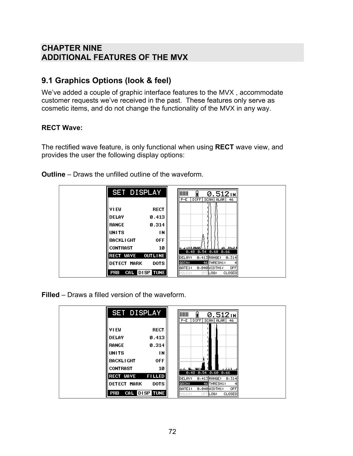 DAKOTA MVX Ultrasonic Thickness GaugeManual page 78