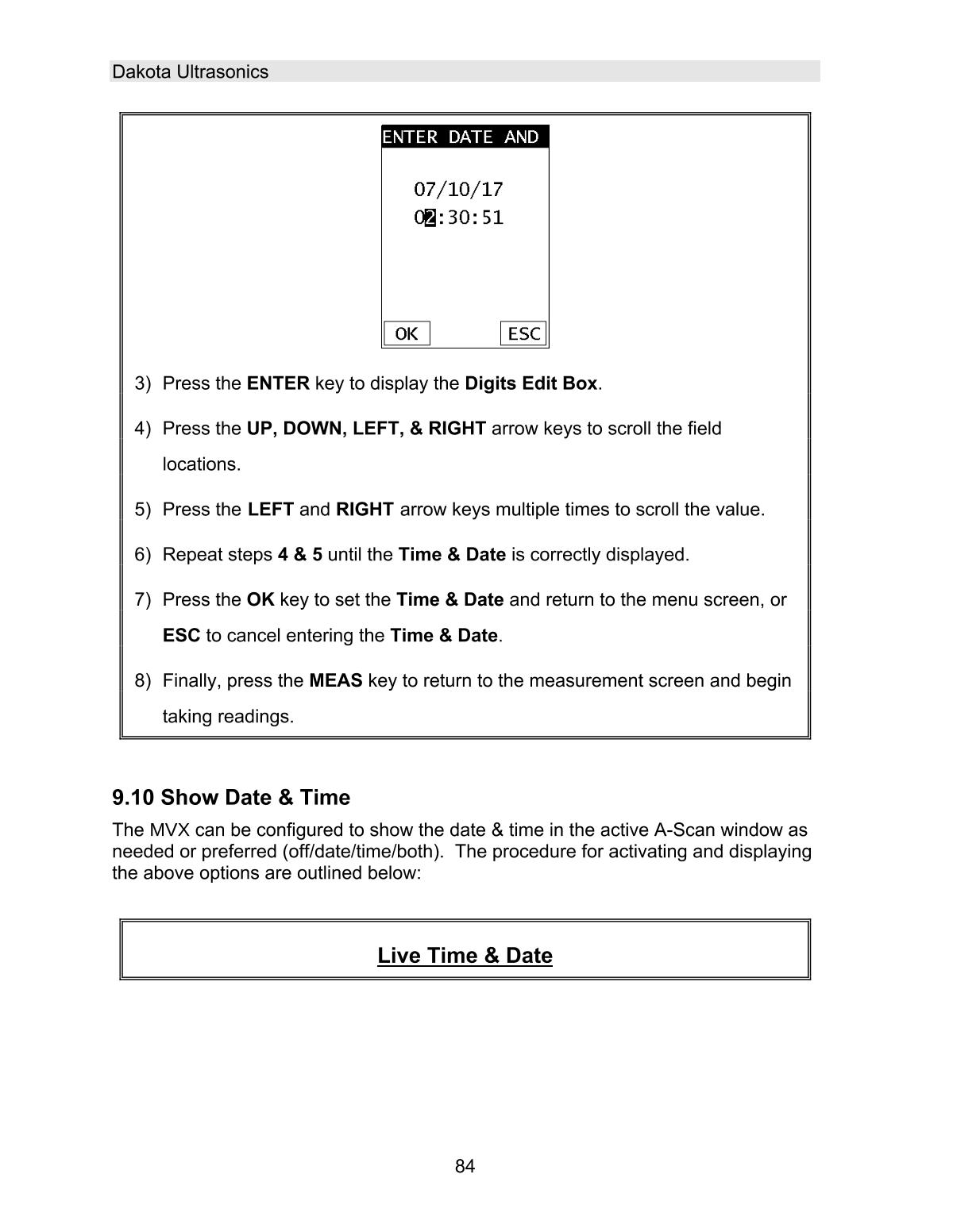 DAKOTA MVX Ultrasonic Thickness GaugeManual page 90