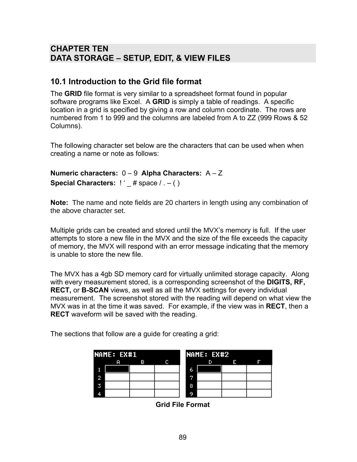 DAKOTA MVX Ultrasonic Thickness GaugeManual page 95