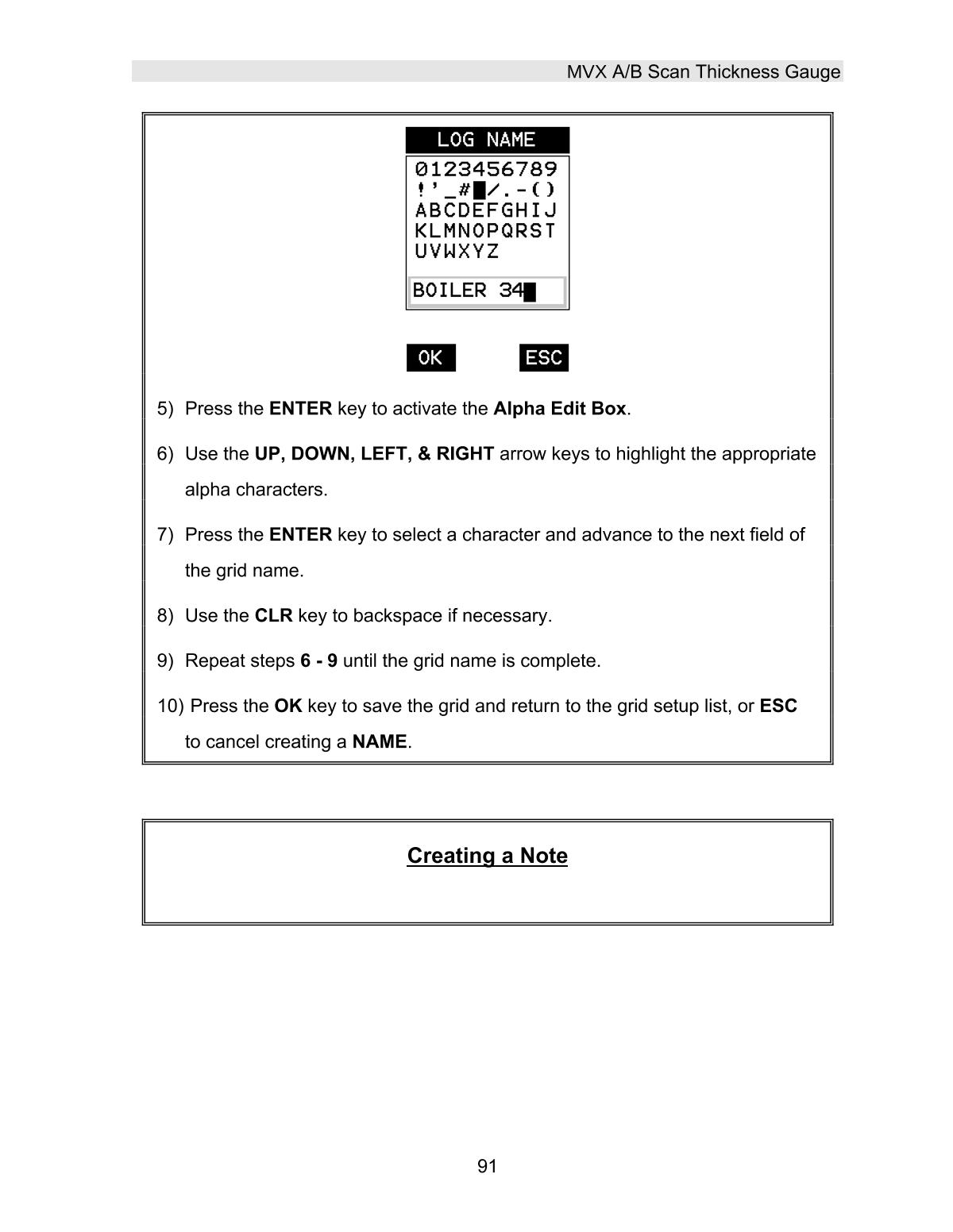 DAKOTA MVX Ultrasonic Thickness GaugeManual page 97