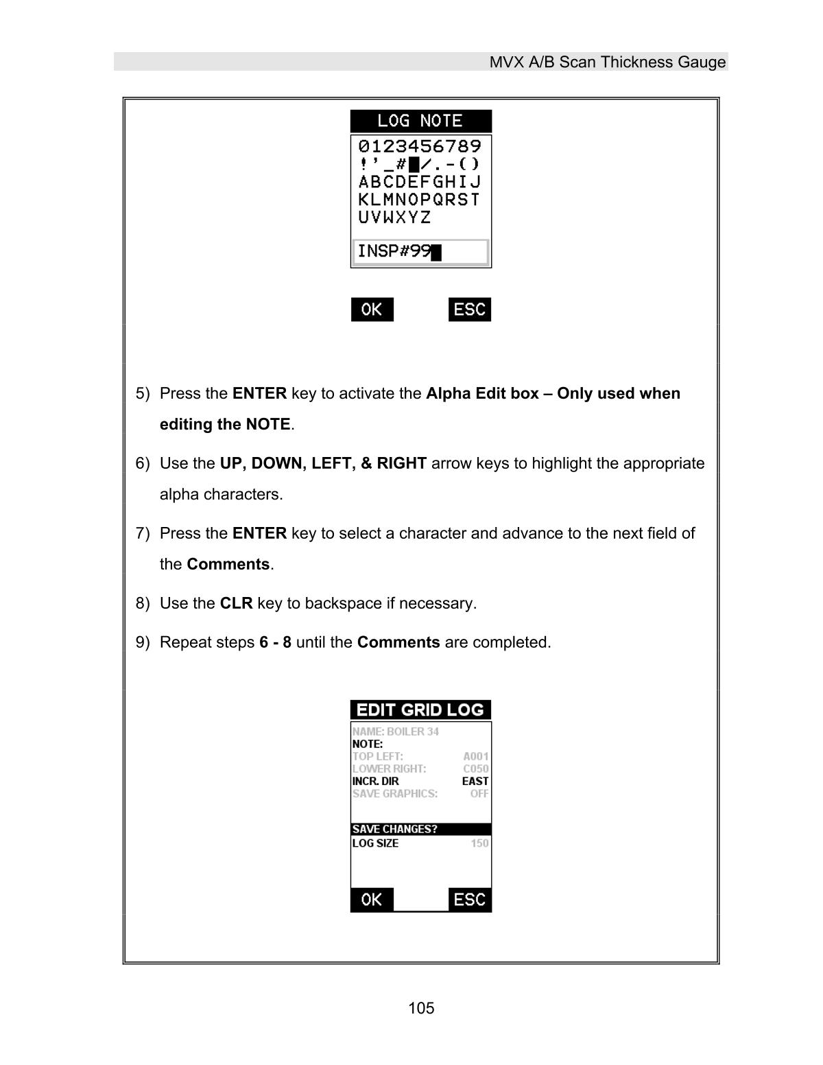DAKOTA MVX Ultrasonic Thickness GaugeManual page 111