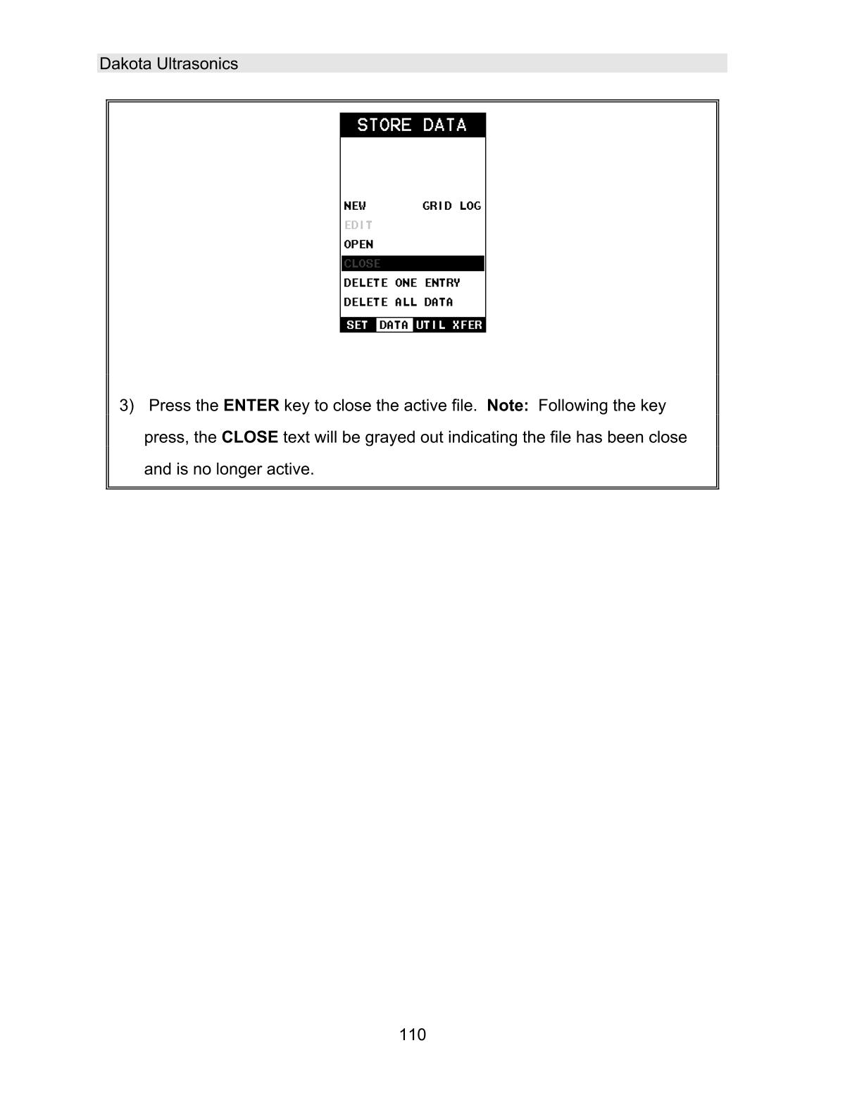 DAKOTA MVX Ultrasonic Thickness GaugeManual page 116