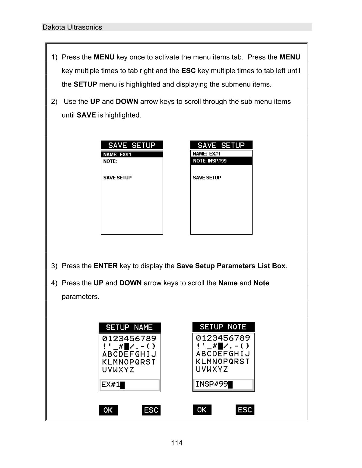 DAKOTA MVX Ultrasonic Thickness GaugeManual page 120