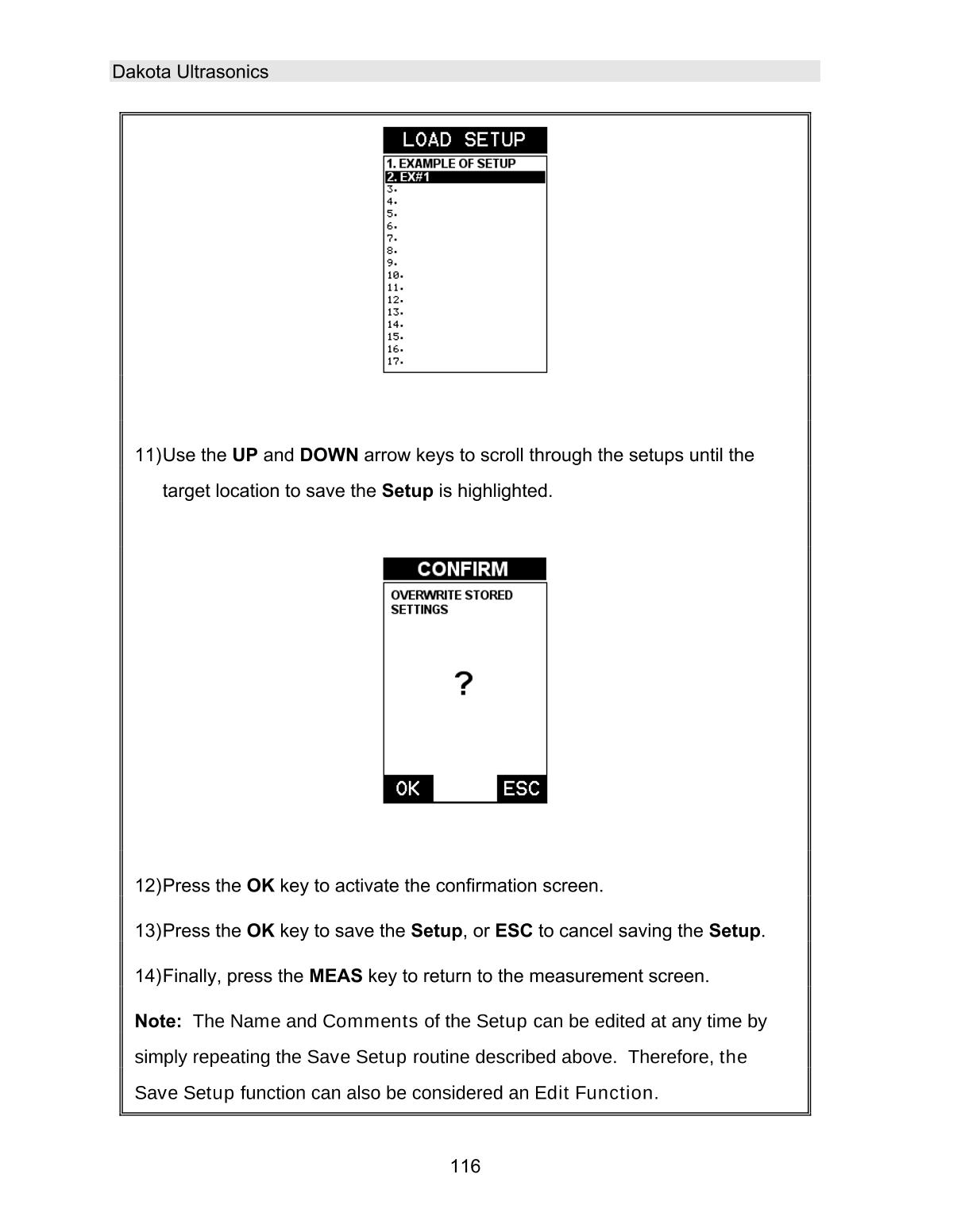 DAKOTA MVX Ultrasonic Thickness GaugeManual page 122