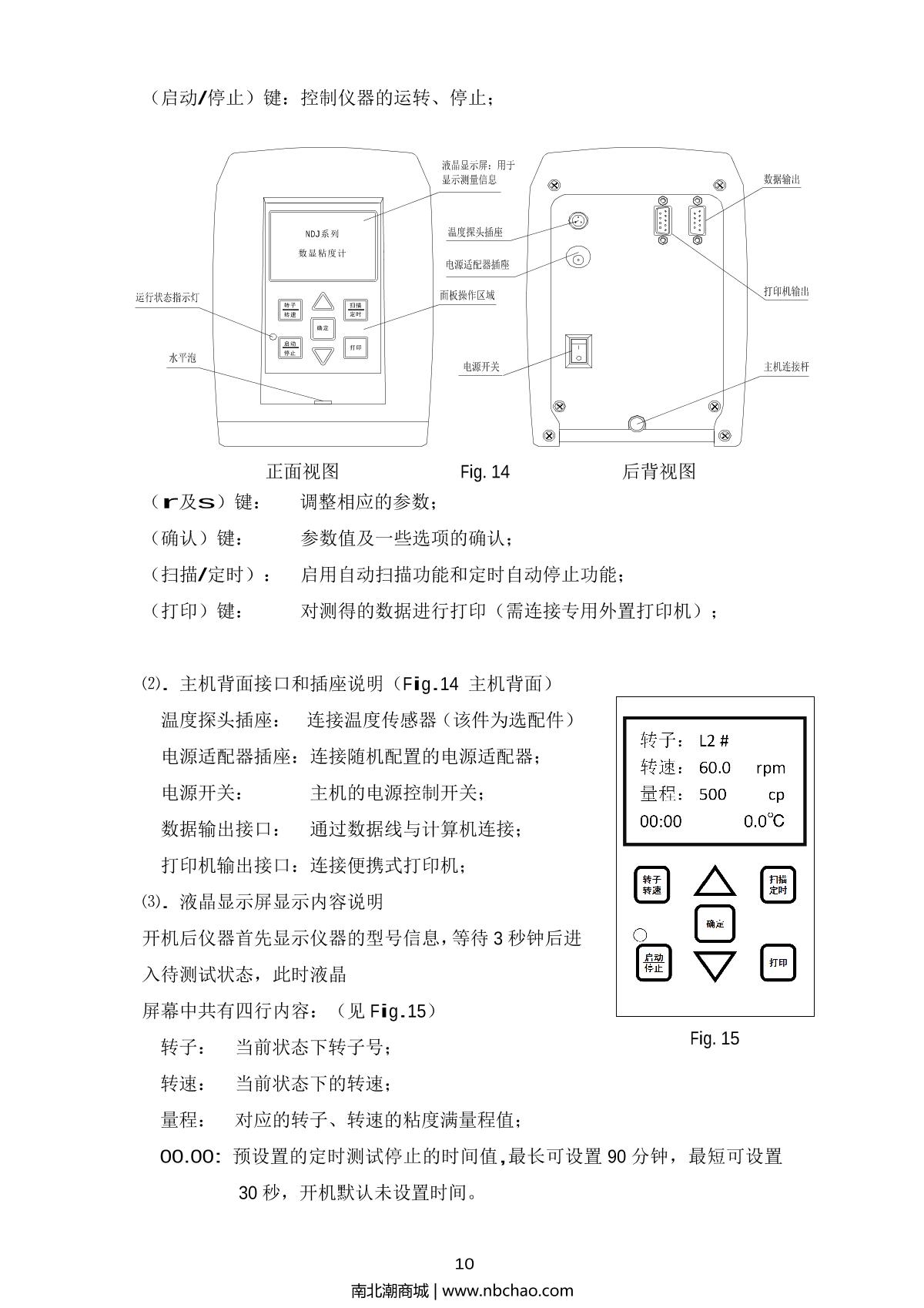 FangRui RV-SSR ViscometerManual page 11