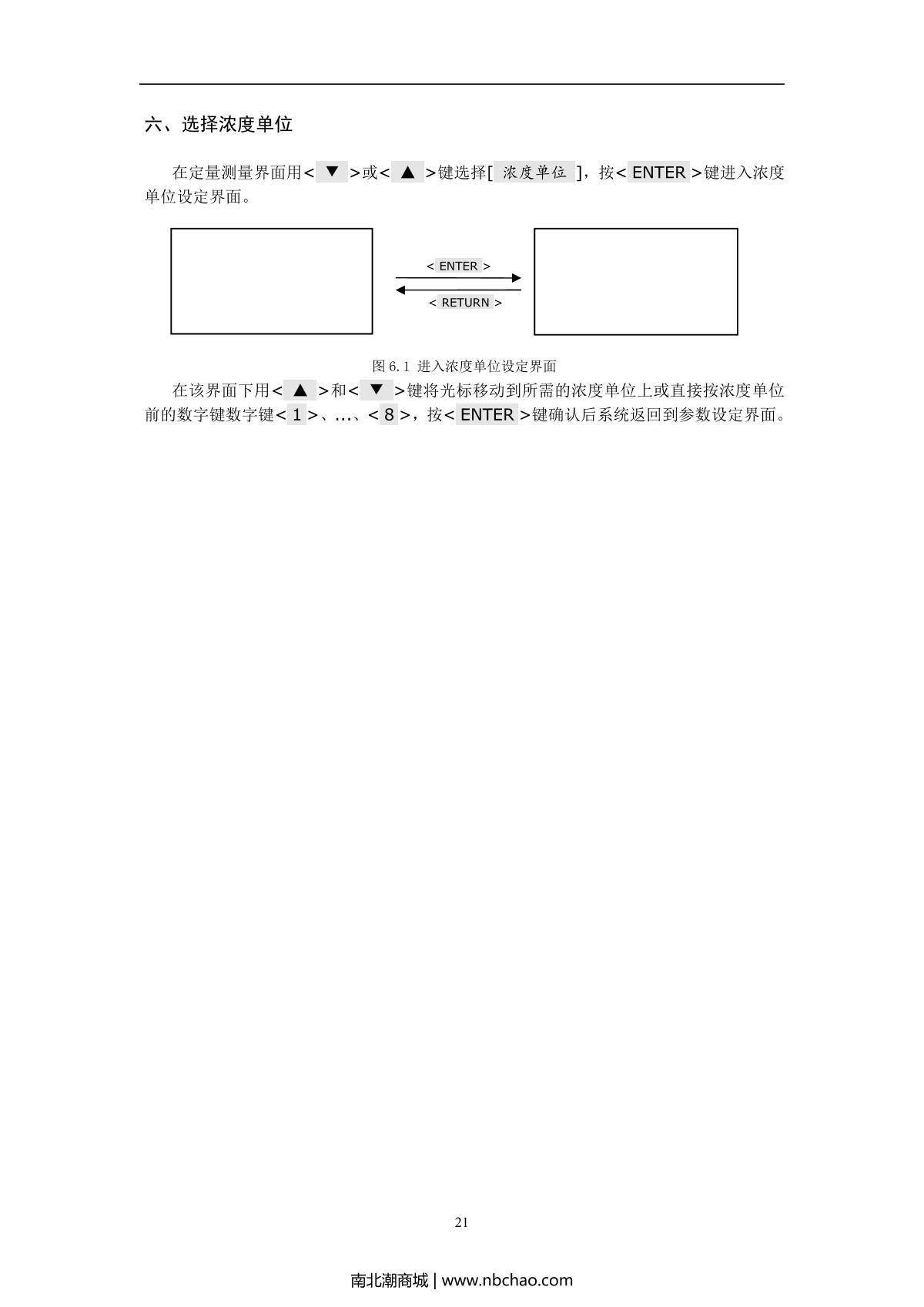 YUEFENG UV759 Ultraviolet-visible spectrophoto-meter brochure page 22