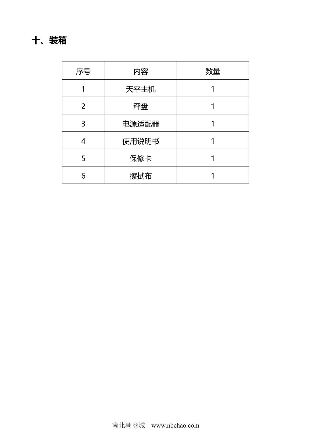 TianMa FA2004BC Electronic BalanceManual page 14