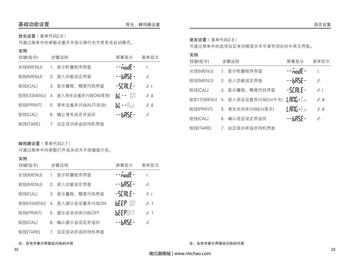 HuaZhi DTY-A320 Electronic BalanceManual page 18