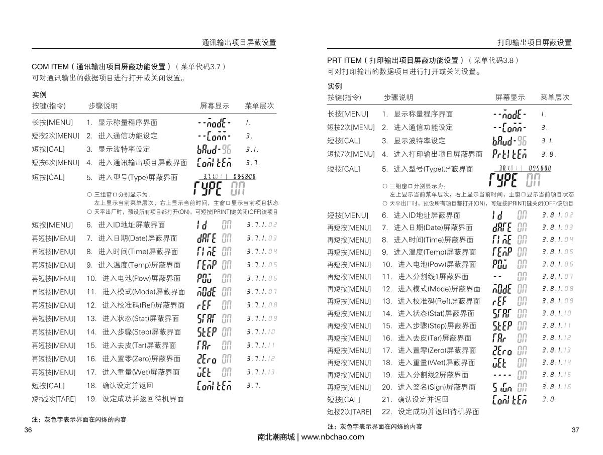 HuaZhi DTY-A220 Electronic BalanceManual page 20