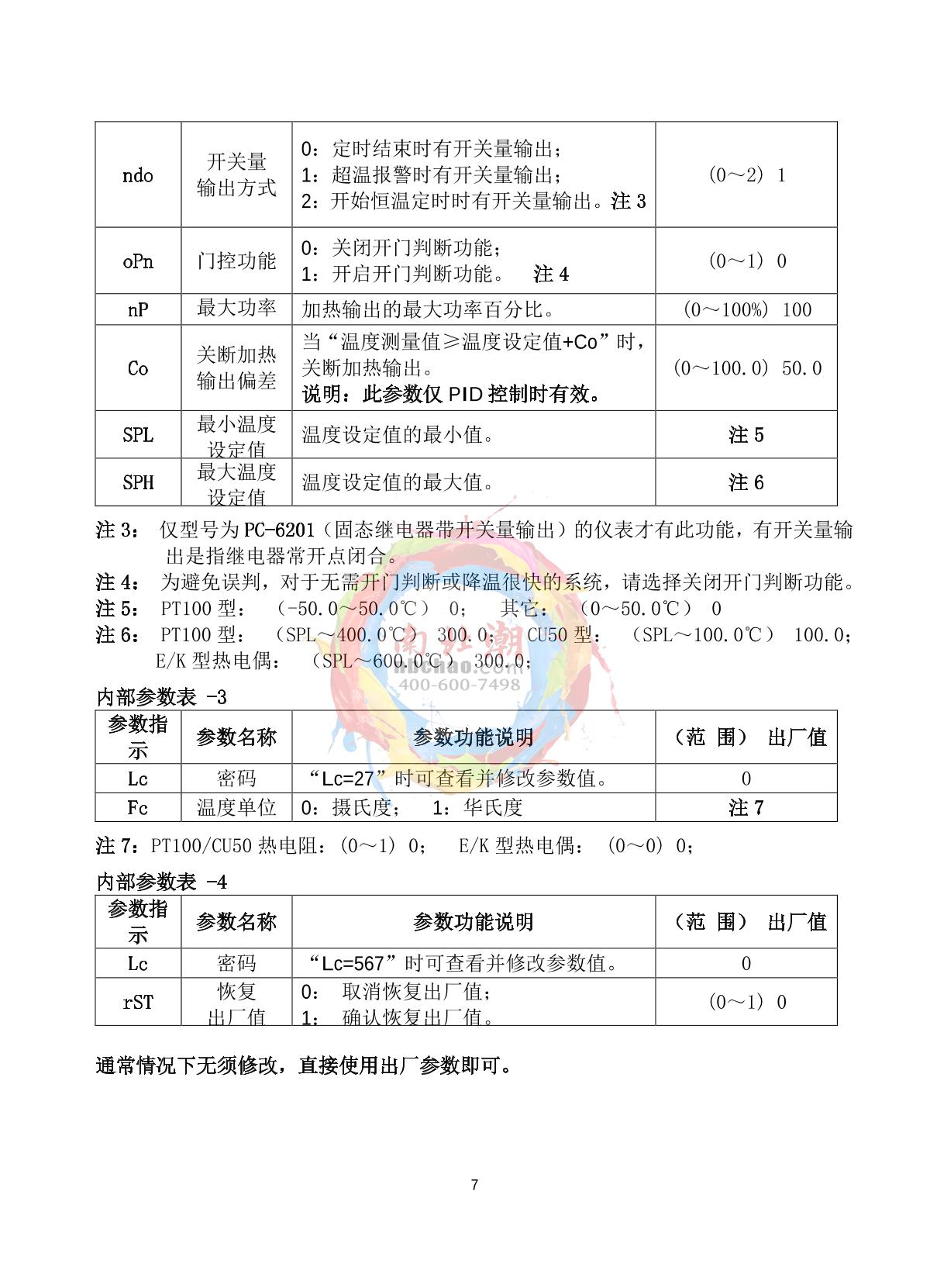 sanfa DZF-6051 Vacuum OvenManual page 7