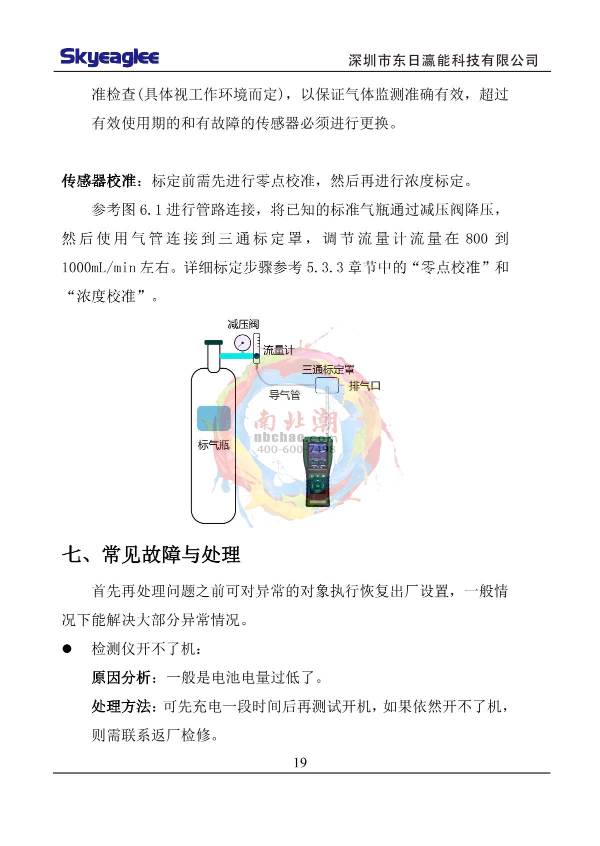 Skyeaglee SK/MIC-800-VOC-Y/100 Portable VOC DetectorManual page 21
