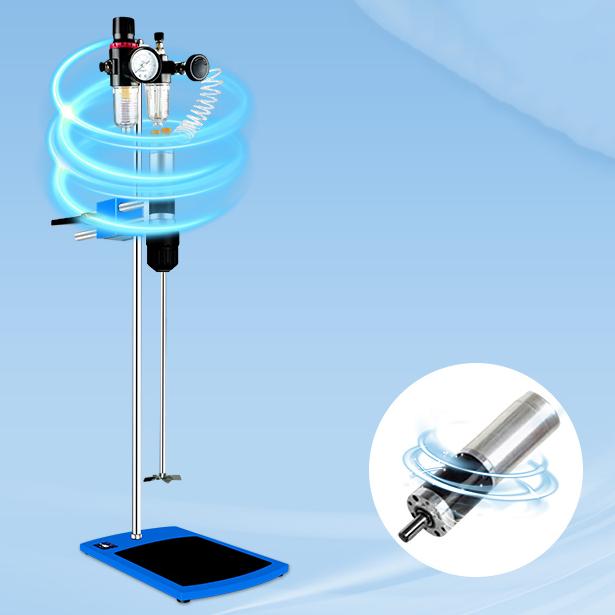 沪析hjq2小型气动搅拌器离心式搅拌桨浆片90mm杆长300mm