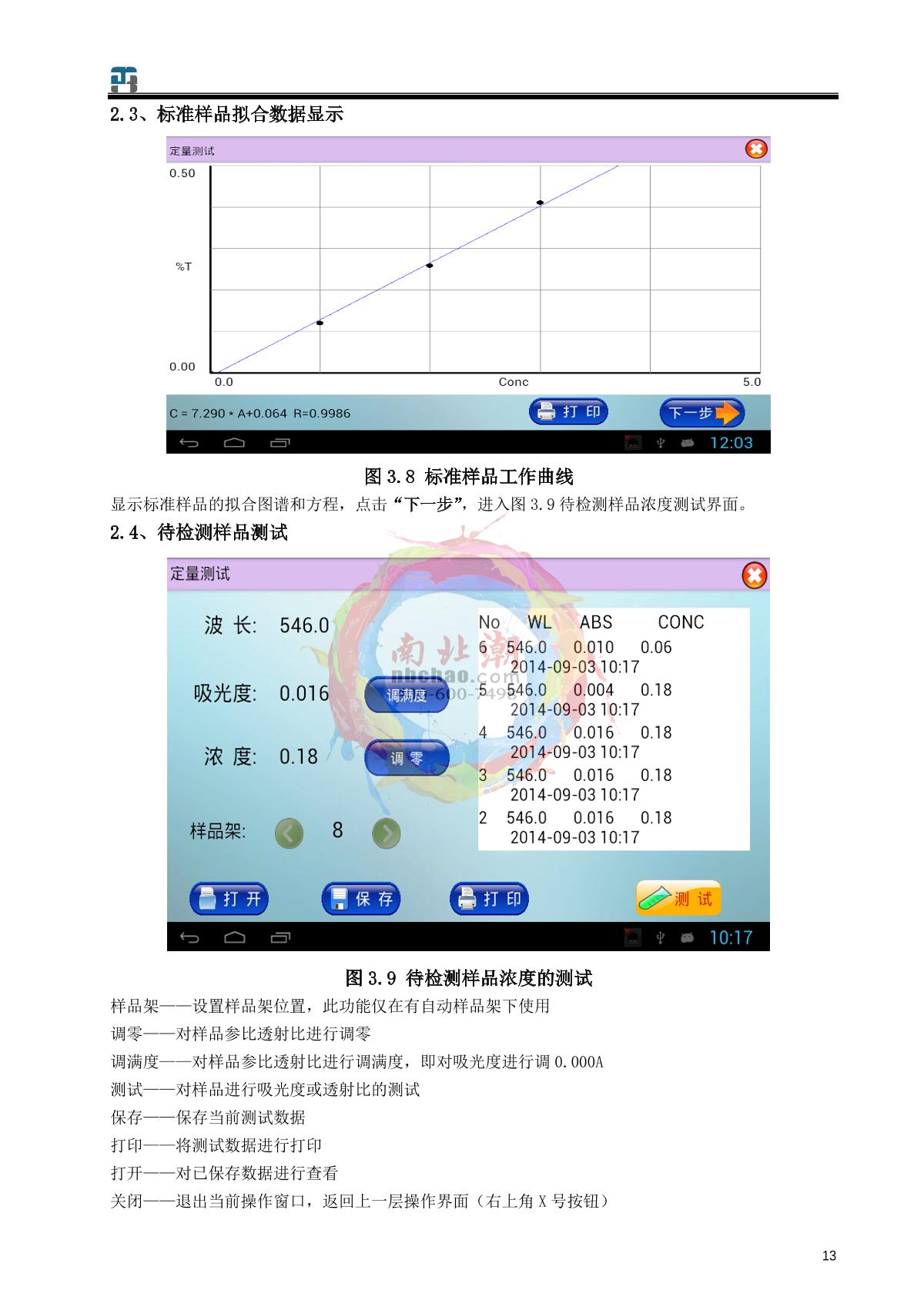 jinghua 759S UV-Visible SpectrophotometerManual page 14