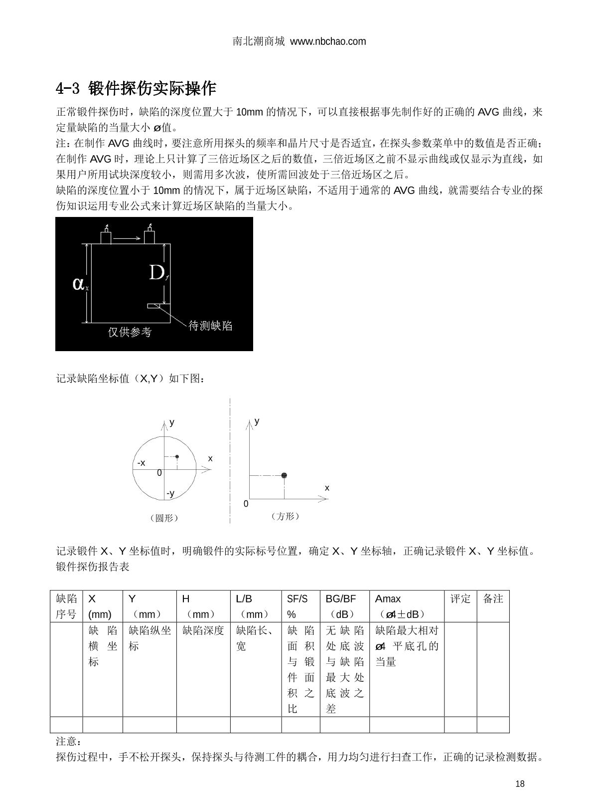 WenTai HY-350 Ultrasonic flaw detection (UFD) instrumentManual page 18