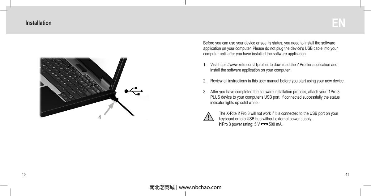 X-rite i1 Basic Pro 3 CalibratorManual page 6