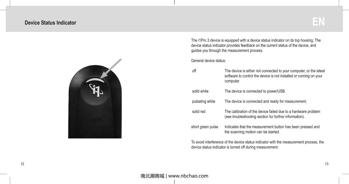 X-rite i1 Basic Pro 3 CalibratorManual page 7