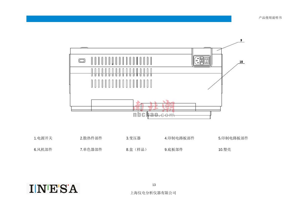 ShangFen 723N Visible Spectrophotometer Manual page 15