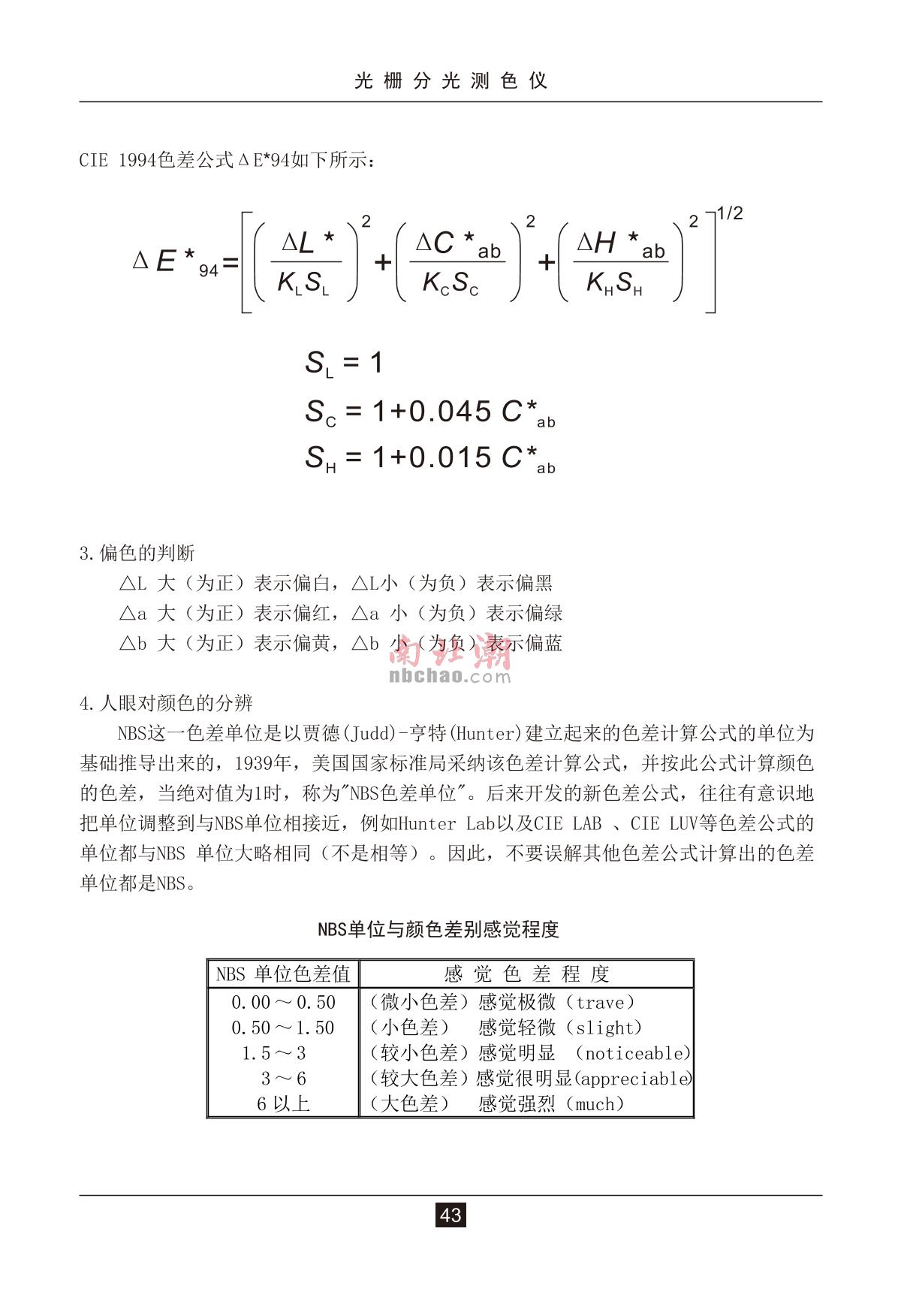 3NH TS7036 ColorimeterManual page 47