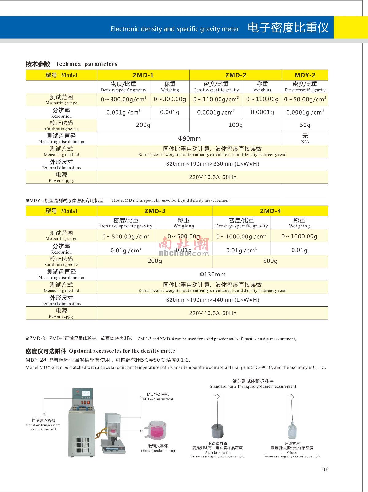 FangRui ZMD-2 Electronic Densitometer brochure page 2