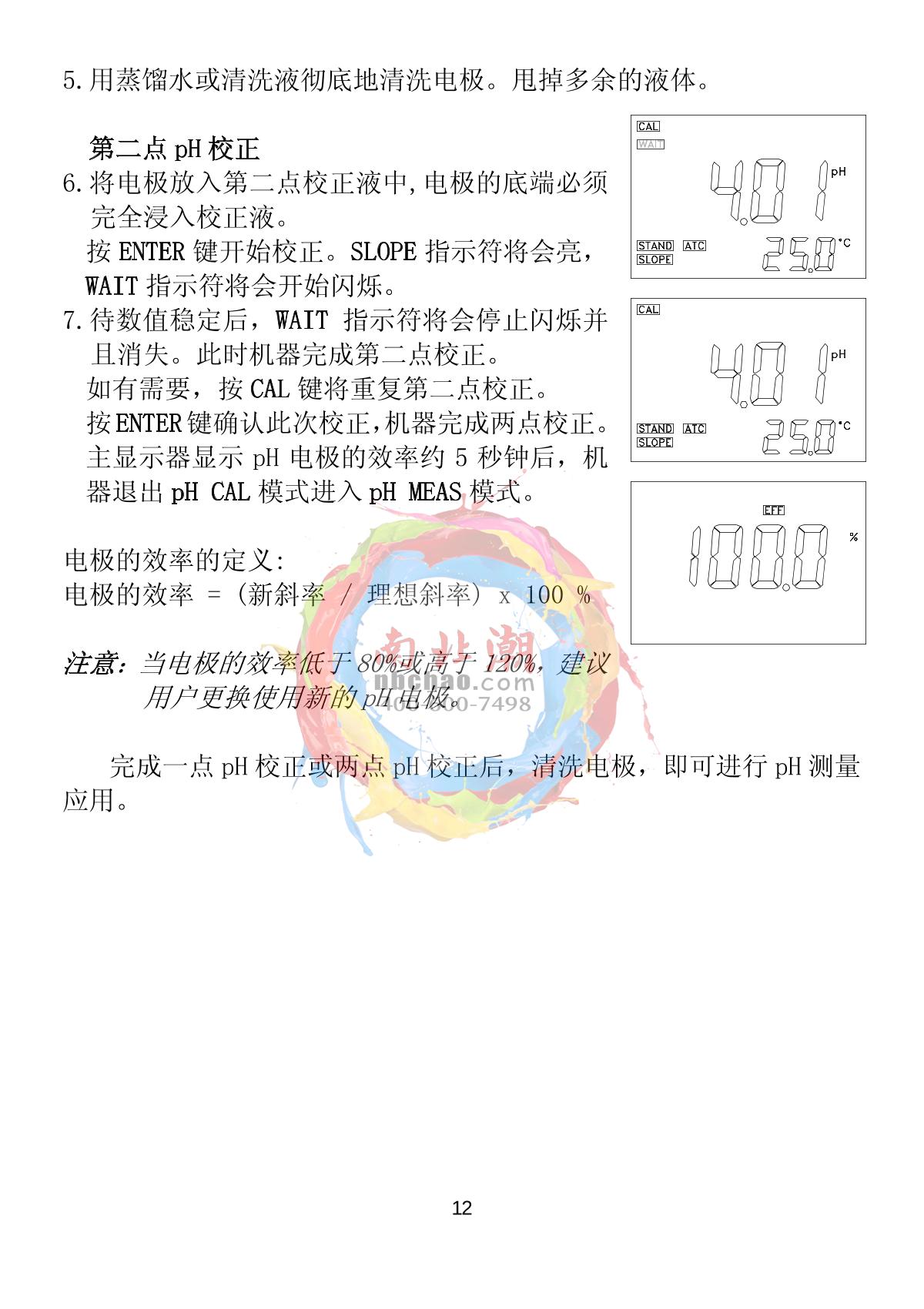 JENCO 6TX pH oxidation reduction transmitterManual page 13