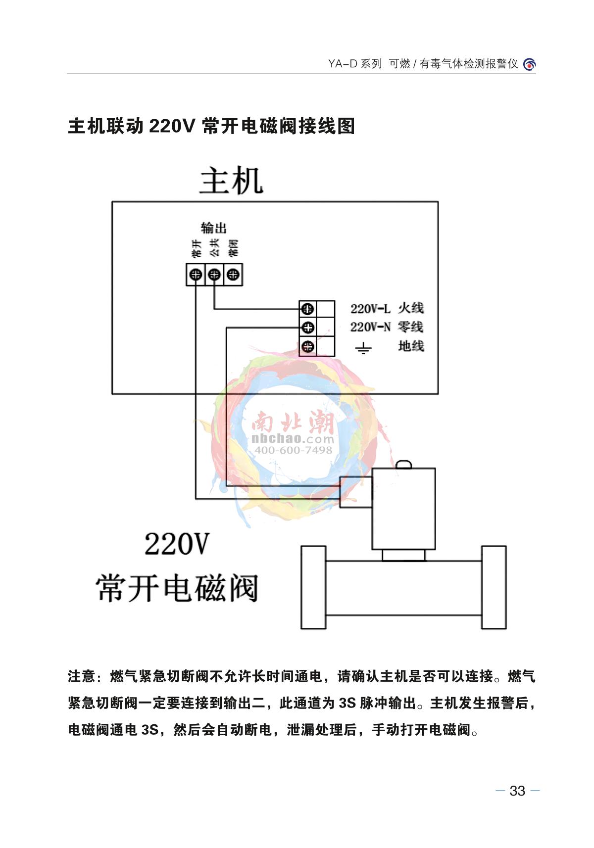 Junshun YA-D200-VOC (display + sound and light) Stationary Toxic Gas DetectorManual page 30