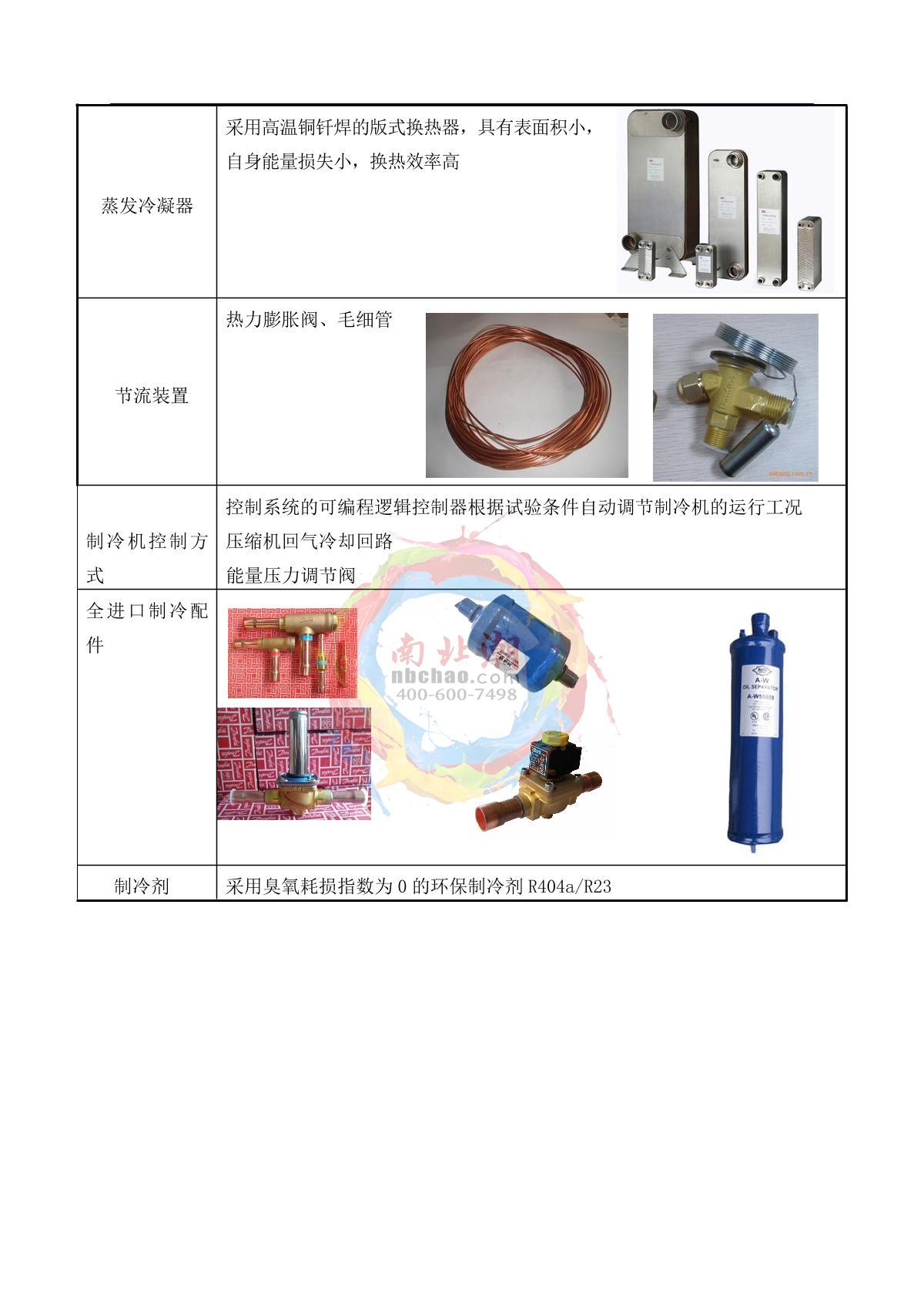 HUDA QD-E708-512K40-X10 Rapid temperature change Test Chamber brochure page 8