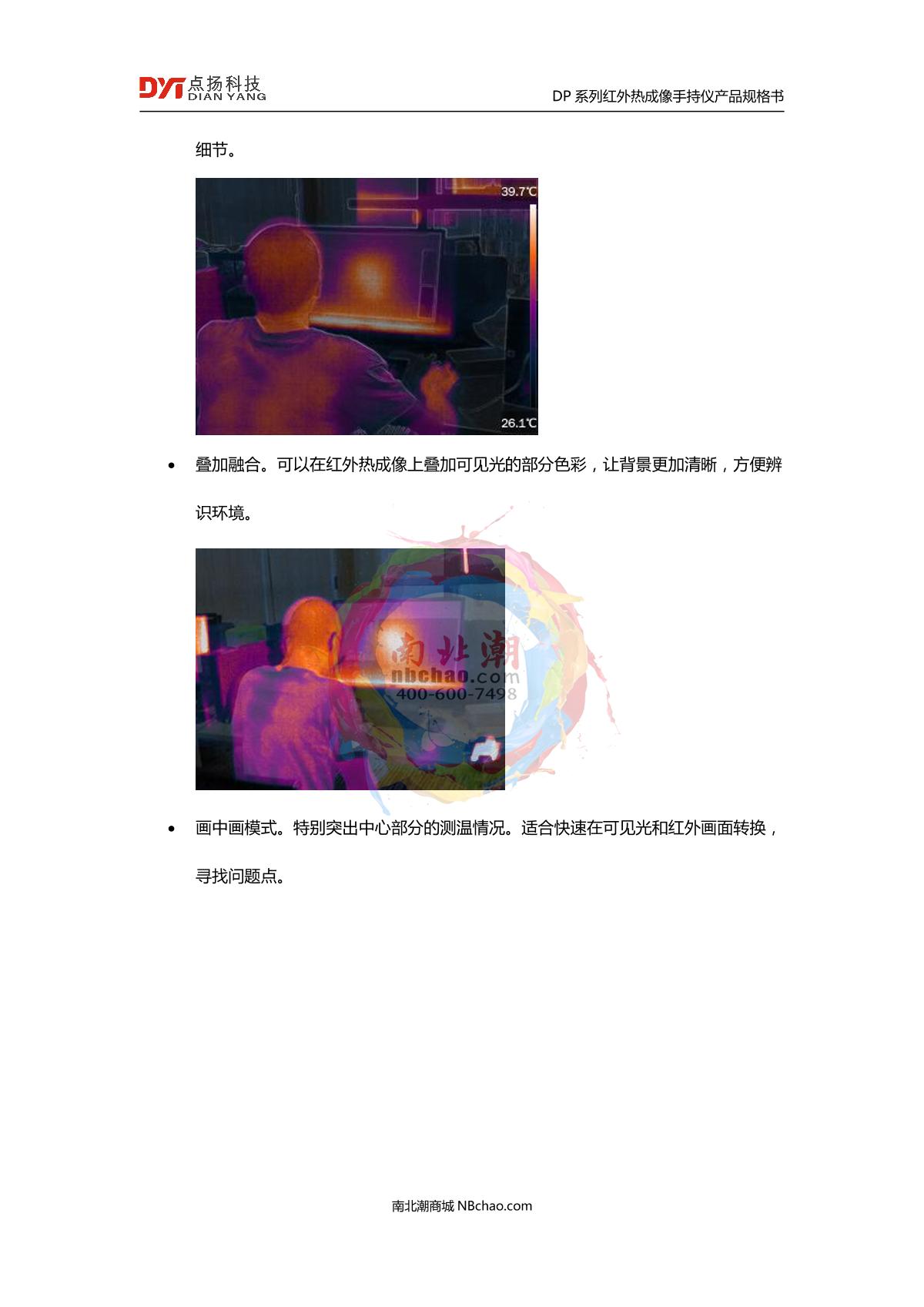 DianYang DP-22 Thermal imagery handheld brochure page 6