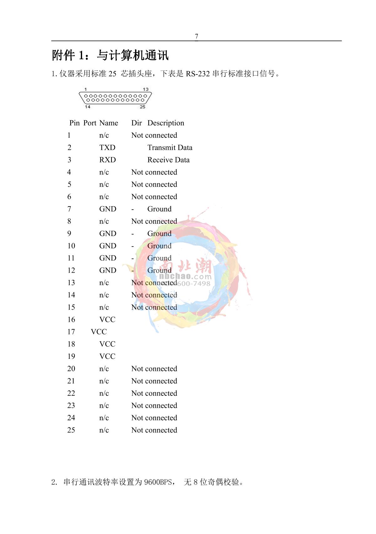 KangGuang SC-80C Automatic ColorimeterManual page 36