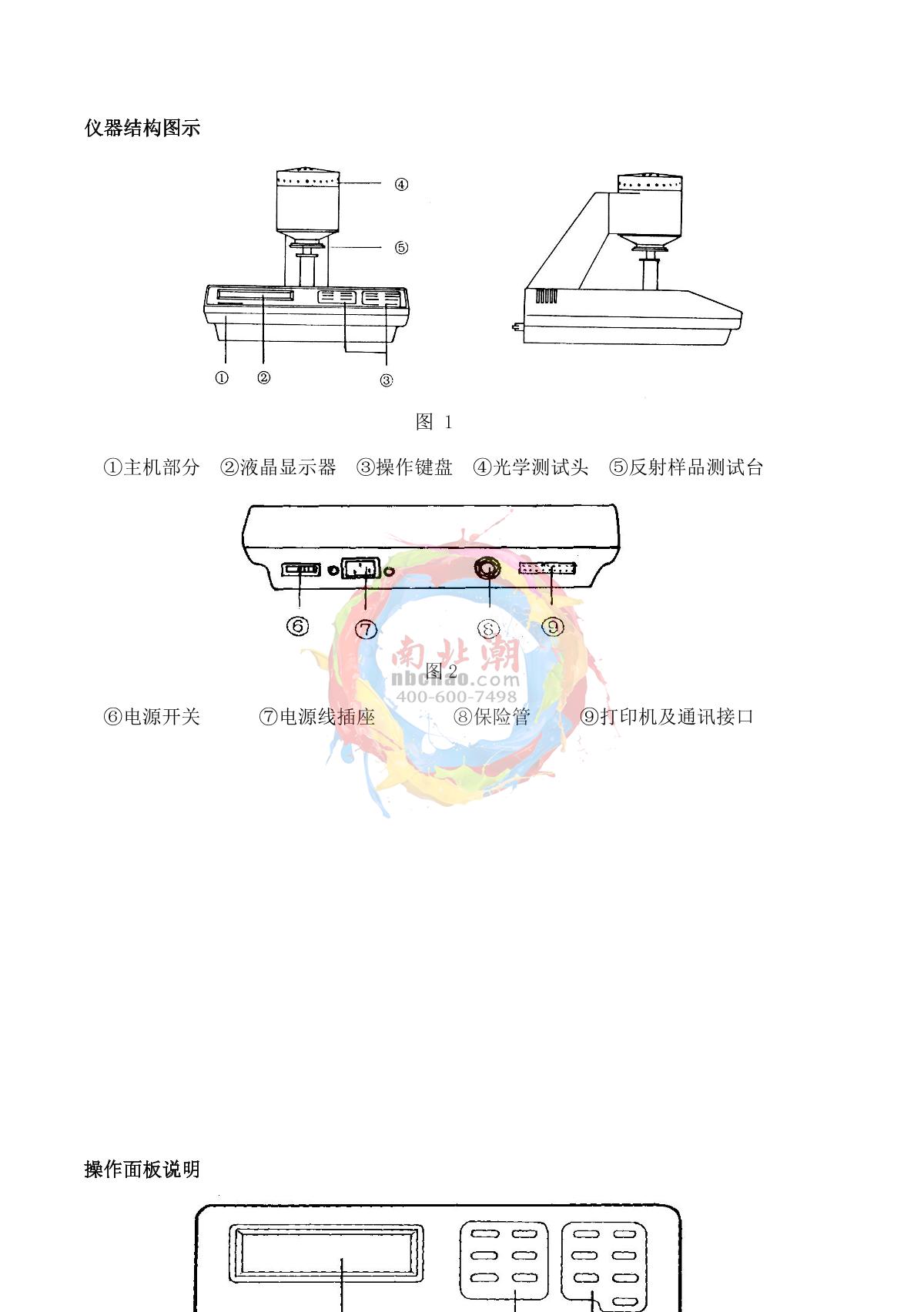 KangGuang WSD-3U Fluorescent Whiteness MeterManual page 4