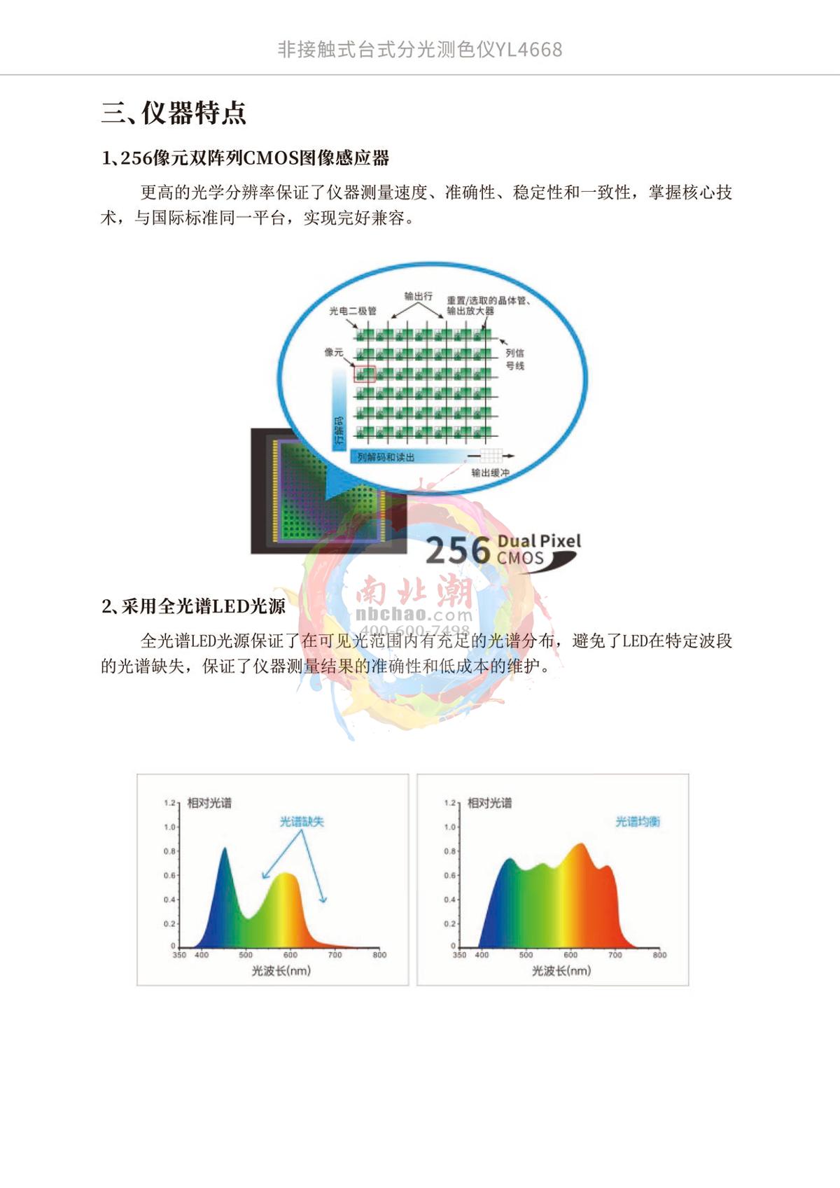 3NH YL4668 Non-contact Colorimeter brochure page 3
