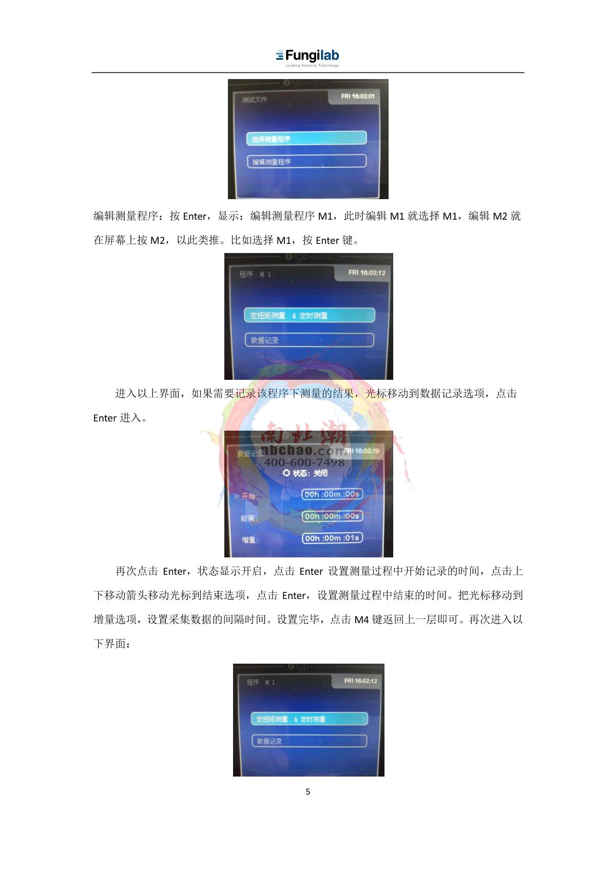Fungilab EVO EXPERT H Rotational viscometerManual page 5