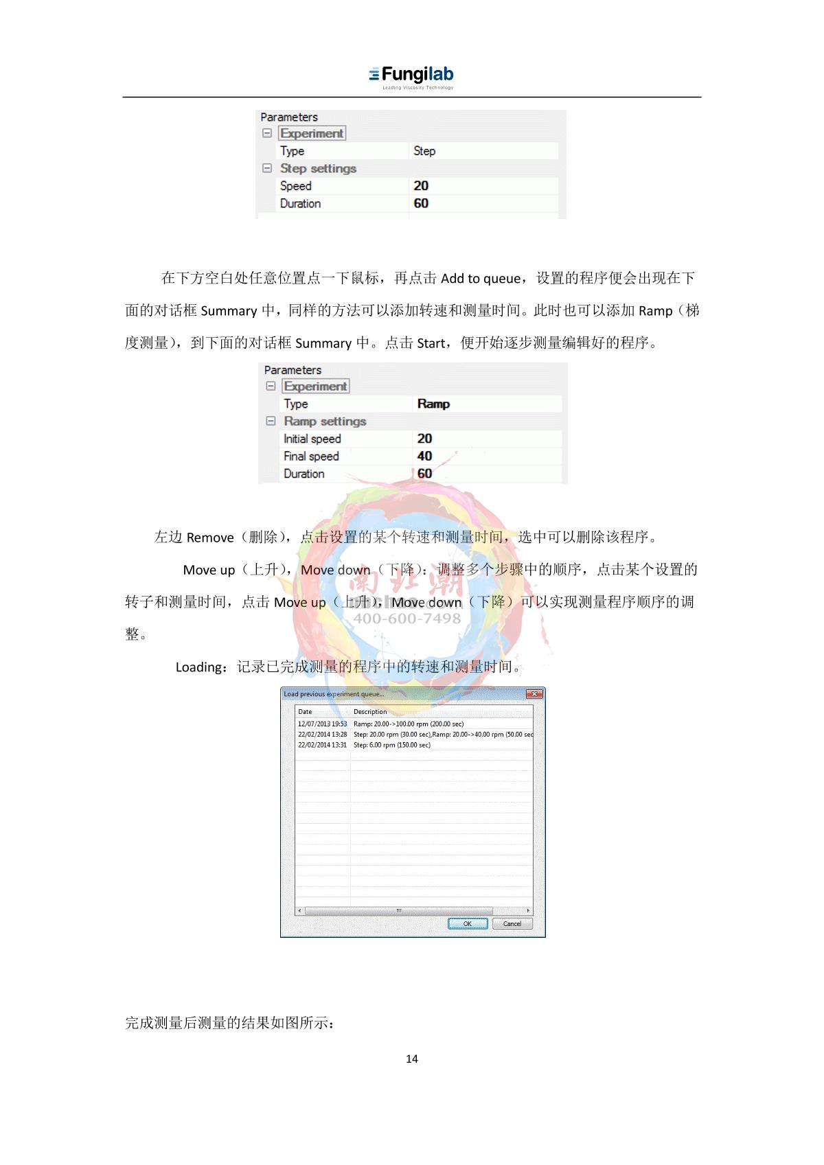 Fungilab EVO EXPERT H Rotational viscometerManual page 14