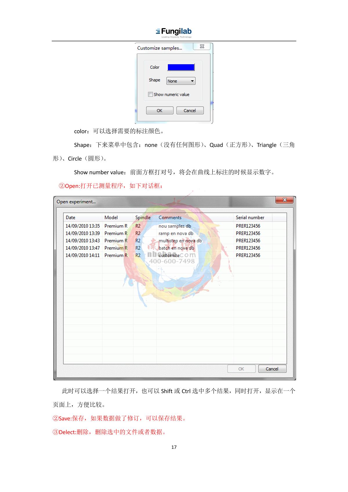 Fungilab EVO EXPERT H Rotational viscometerManual page 17