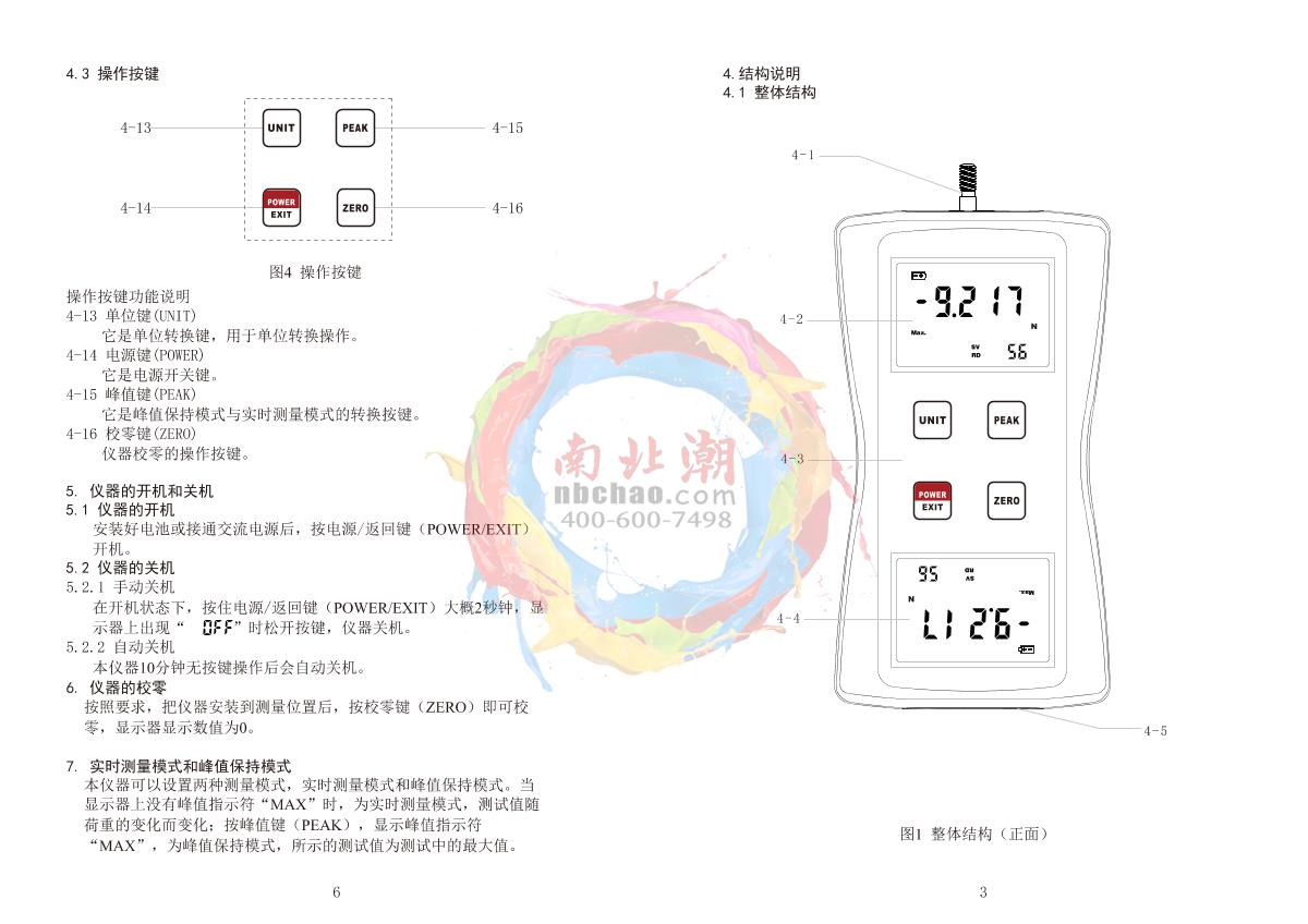 Duban DB25-204T Tablet durometerManual page 5