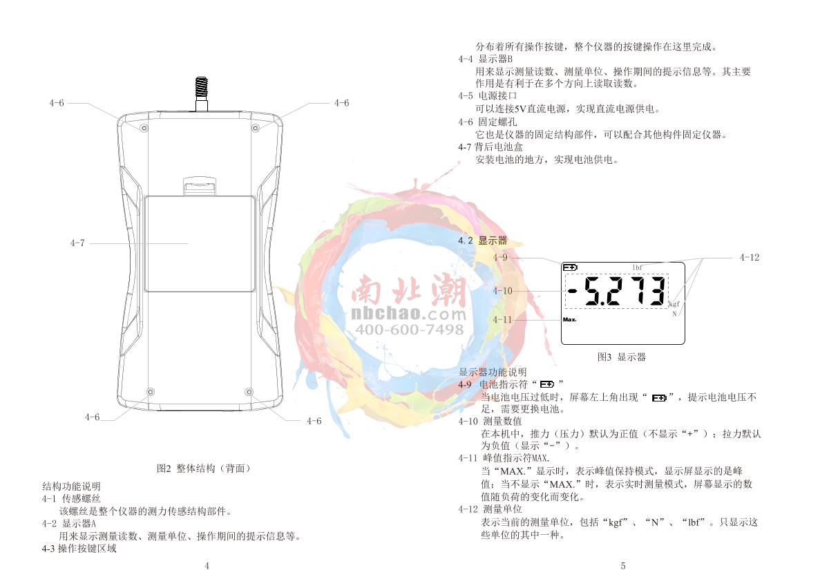 Duban DB25-204T Tablet durometerManual page 6