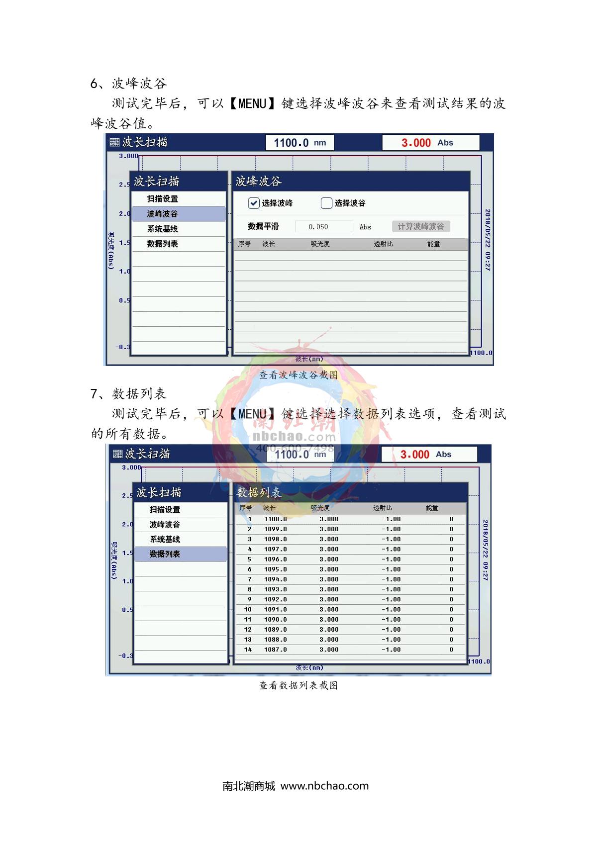 Yoke T2600 Ultraviolet-visible spectrophoto-meterManual page 28
