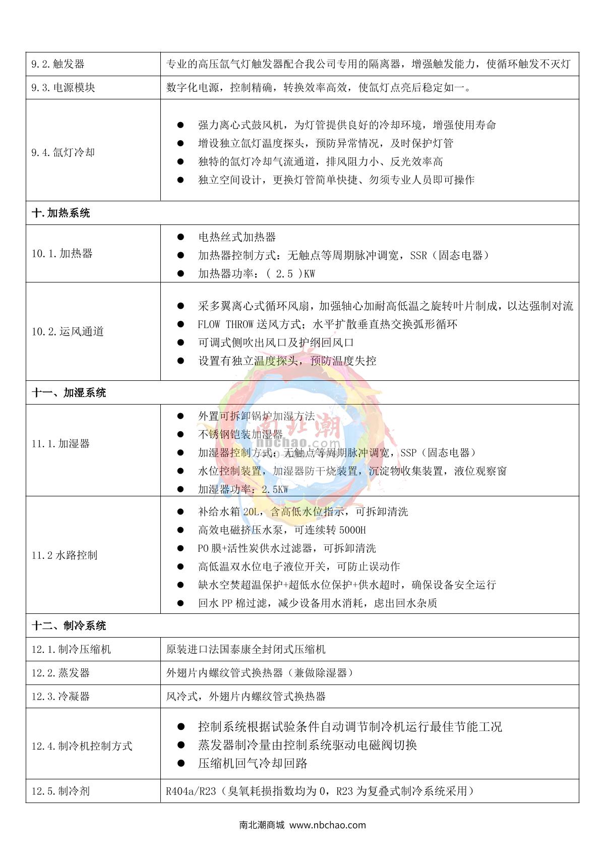 Apkjgroup AP-XD-225A Xenon lamp Conditioning Test Chamber brochure page 4