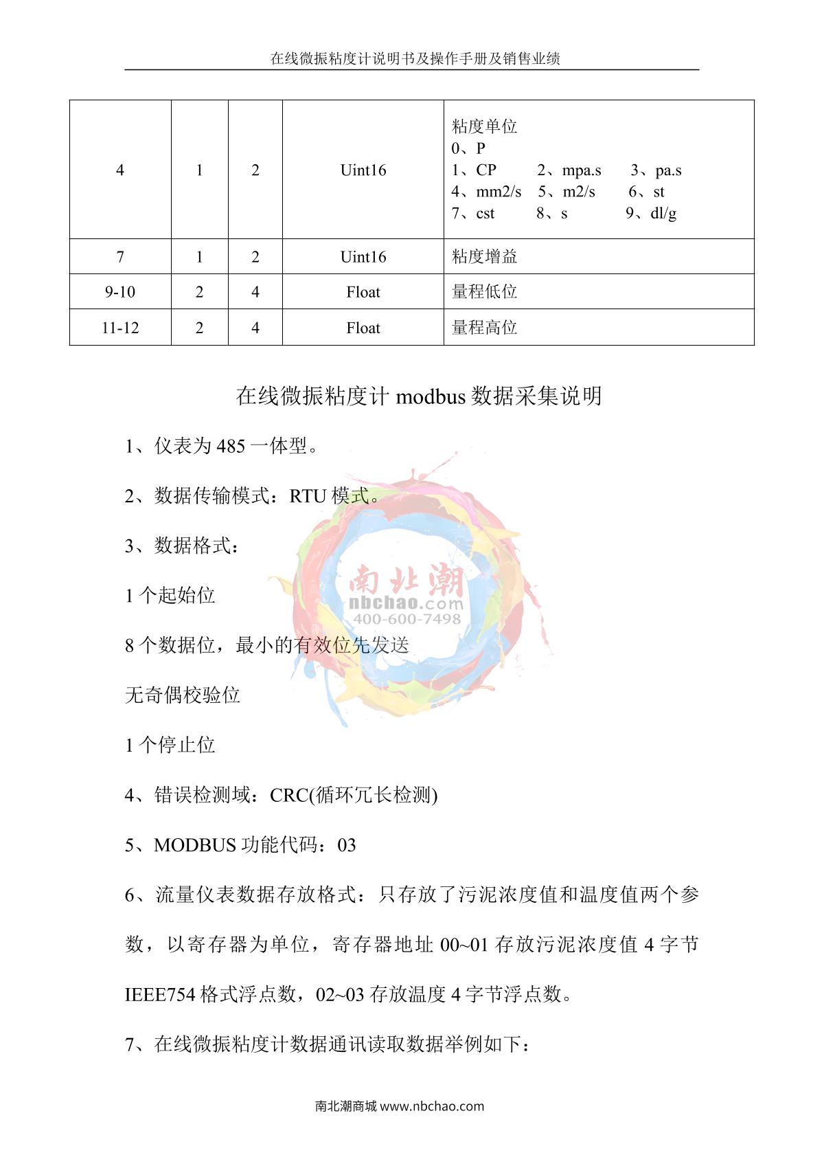 RuiFeng RFND-50Y Online Viscometer brochure page 18