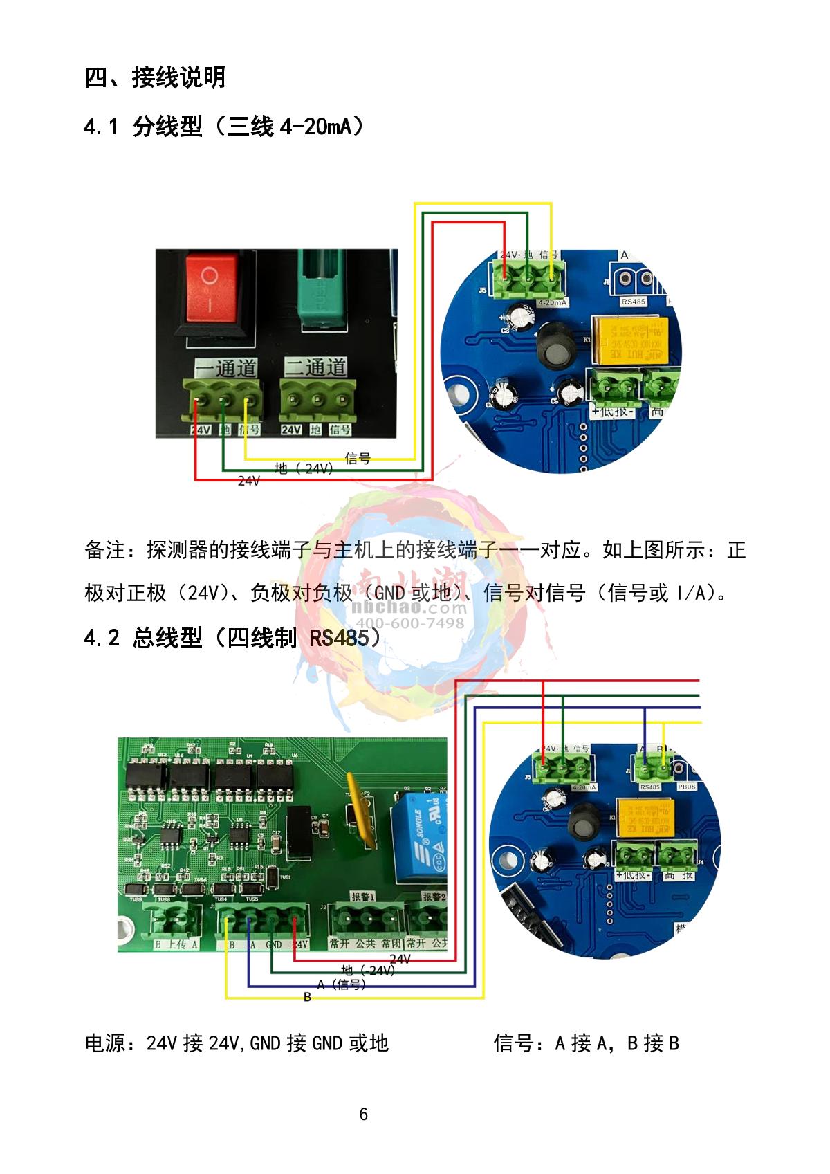 HuiRuiPu HRP-T1000-CO Carbon monoxide Gas Detector (with light on display)Manual page 7
