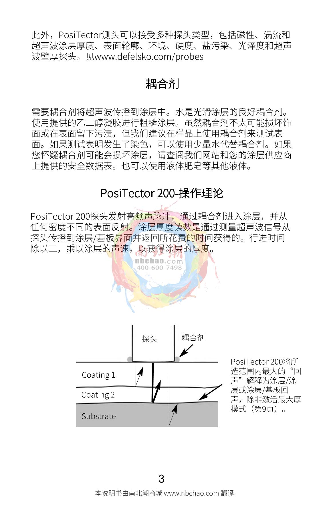 Defelsko PosiTector 200 B3 Coating Thickness GaugeManual page 5