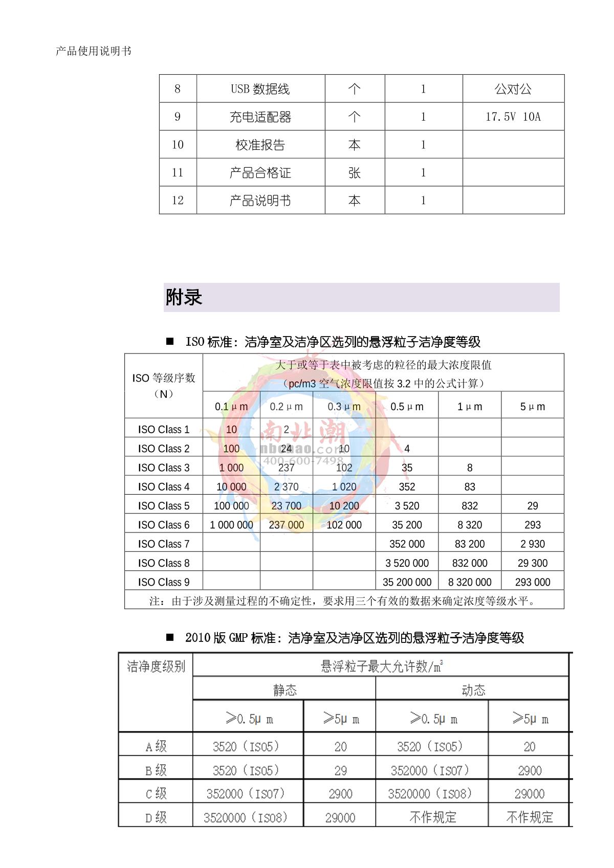 SuJie SJ-50L Dust particle counterManual page 13