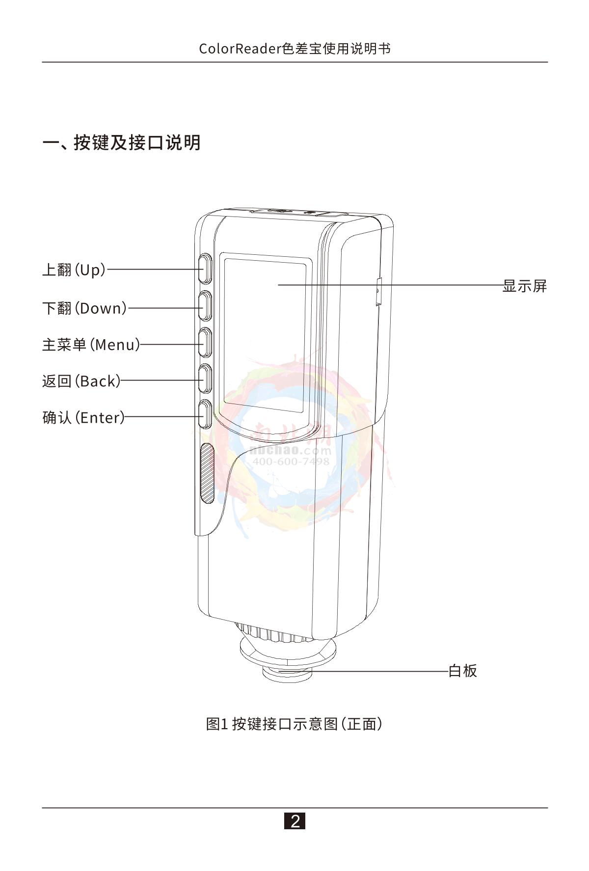 3NH CR5 Color difference treasureManual page 7